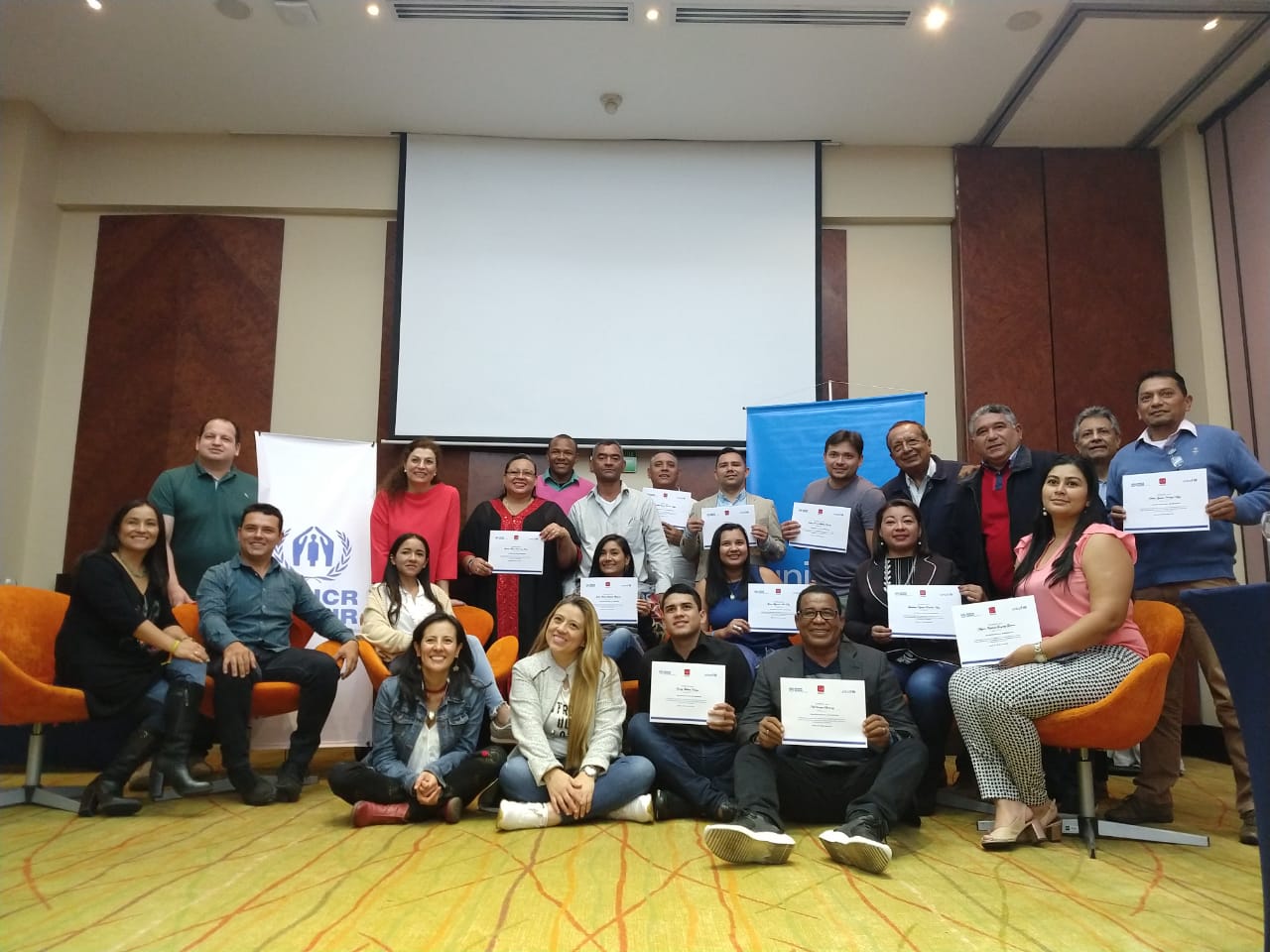 Periodistas de diferentes regiones del país participaron del evento adelantado en el Hotel Capital de la ciudad de Bogotá.